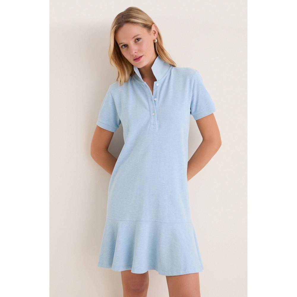 Tuckernuck Light Blue Pique May Polo Dress Size Small